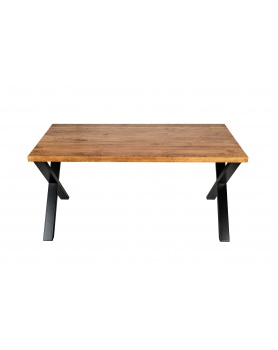 Stół drewniany z metalowymi nogami - 31 Stoły 