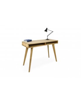 Designerskie biurko dębowe 120cm w stylu loftowym - 250 Biurka Loftowe Designerskie biurko loftowe o długości 120cm, wykonane