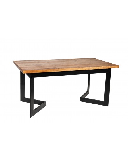 Stół drewniany z metalowymi nogami w kształcie V w stylu loftowym / industrialnym - 34 Stoły 