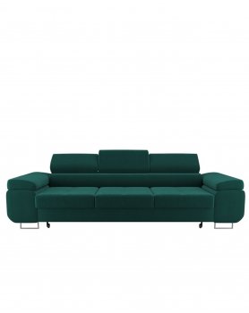 Sofa Green 3 - Osobowa Z Regulowanymi Zagłówkami - 352 Kanapy i sofy pikowane 