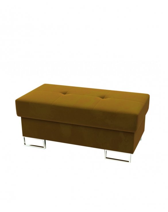 Pufa Gold - 355 Fotele i pufy w stylu loftowym 