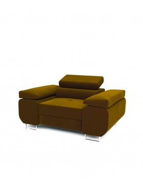 Fotel Gold Z Regulowanymi Zagłówkami - 356 Fotele i pufy w stylu loftowym 
