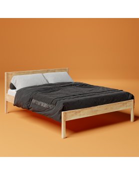 Drewniane łóżko skandynawskie 180 cm I SW01 - 441 MEBLE SKANDYNAWSKIE 