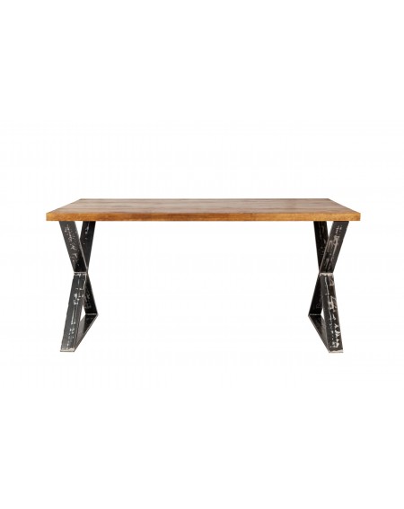Stół drewniany z metalowymi nogami w stylu loftowym - 29 Stoły 
