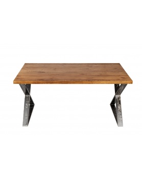 Stół drewniany z metalowymi nogami w stylu loftowym - 29 Stoły 